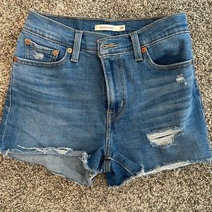 Levi’s high rise shorts